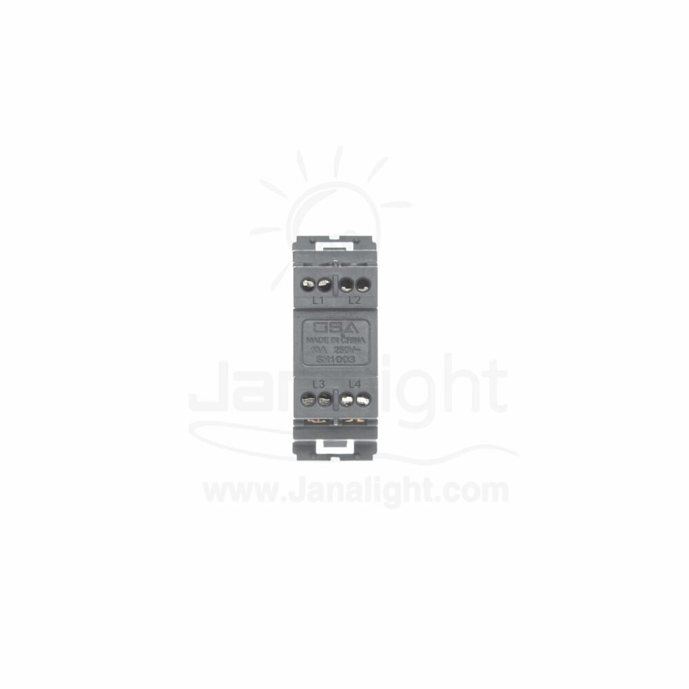 OSA مفتاح 4 طرف وسط سلم فضي four way switch osa silver